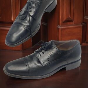 Johnston & Murphy Black Men's Leather Dress Shoes size 9